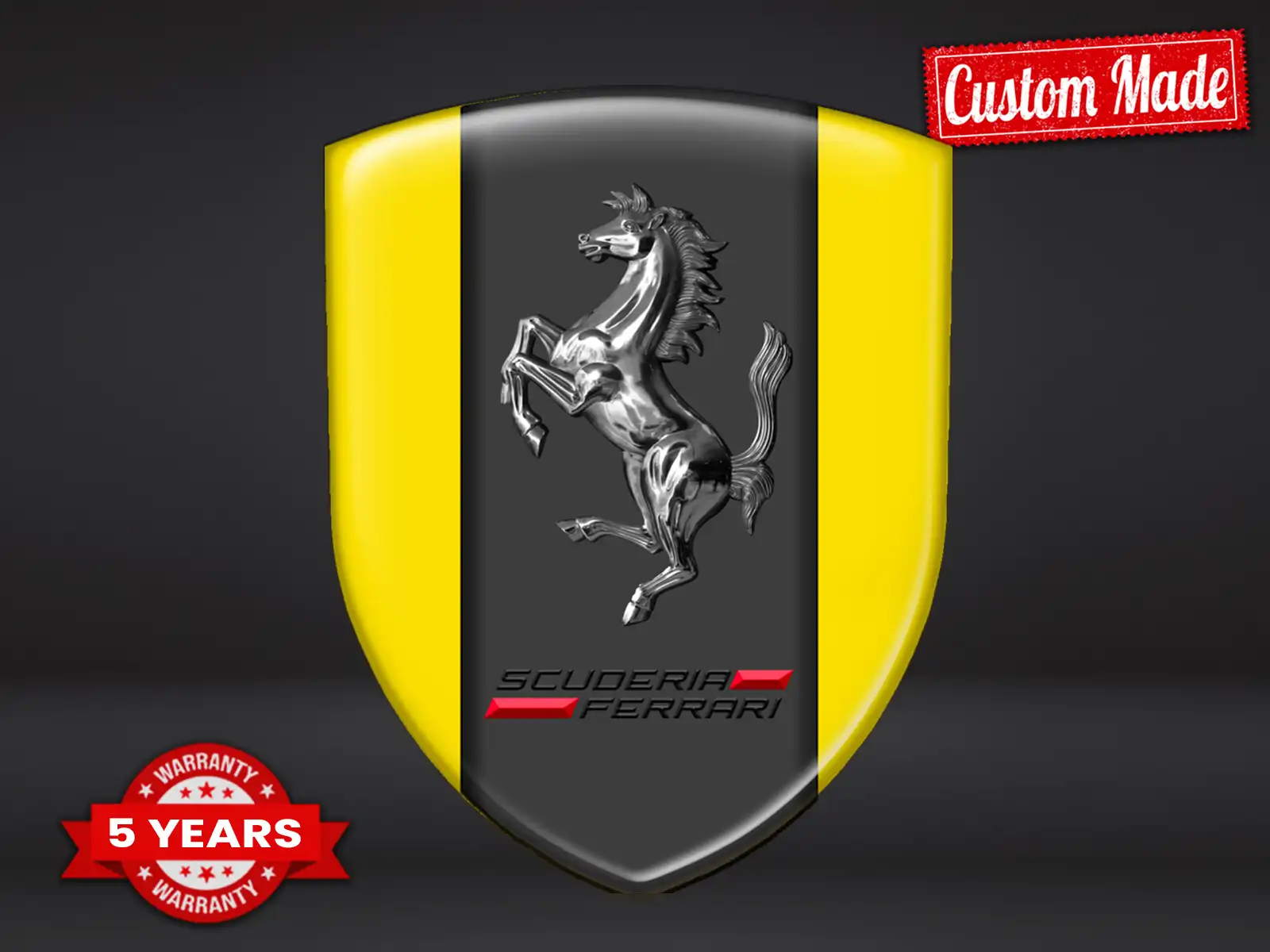 Ferrari Pegatinas Automotrices Resistentes Deporte Alta Gama